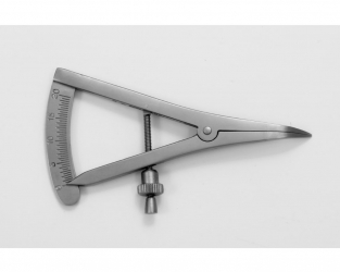 Castroviejo Caliper 9cm 0-20mm Curved